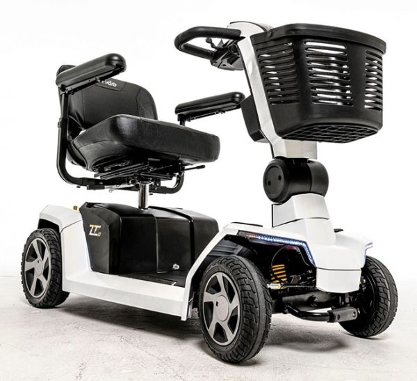 Pride ZT10 mobility scooter white