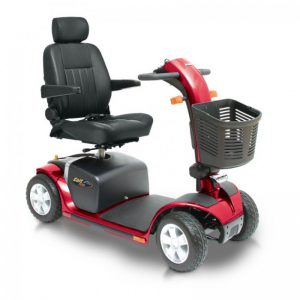 red large mobility scooter