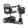 Blue 3 wheeled mobility scooter