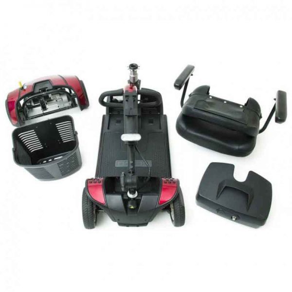 mobility scooter disassembled