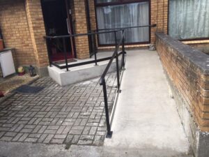 concrete ramp